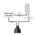 Wireless Light Switch and Receiver Kit, Ortis 300ft RF Range Wireless Wall Switches for Lights, Fans, Battery Included, No Wiring Needed