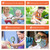 Leffis 3 Pack Magnifying Glass, 10X Non-Slip Handheld Reading Magnifier for Kids and Seniors, 75mm Magnifying Glass Lens for Reading, and Nature Exploration
