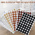Adhesive Screw Stickers, Dustproof Screw Hole Sticker, 21mm PVC Cover Caps, 7 Colors 378pcs Waterproof Wood Textured Cover for Cabinets Wardrobe Bookcase Desk Furniture Wall Screws Cam Locks Repairing
