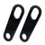 NTHREEAUTO Rear Turn Signal Bracket Motorcycle Indicator Relocation Holder Shock Mount Compatible with Harley Honda Kawasaki Yamaha Bobber Chopper - Black