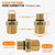 New 7106686 Outlet Connector Upgrade for Gas Powered Pressure Washer Pump 510005, 520002, 520013, 520014, 530017, 540001, 540002, 540005, 540006, 19G & 1.5mm Male New