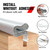 Extra Wide Kerf Door Weatherstripping for Door Frame Seal,New Upgrape V-Shaped Front Door Weather Stripping,Thicken Exterior Door Weatherstrip for Large Gap,White Soundproof Insulation Strip 26Ft