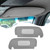 VKGUG 2PCS Sun Visor Cover Protector Compatible with Dodge Ram 1500 2500 3500 1994-2001 Microfiber Leather Left & Right Side Sunvisor Covering Vinyl Trim Gray