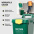 Nova Products 7 Gallon (32L) Multi-Purpose Storage Bin with Lid | Compact HDPE Container for Organic Waste, Pet Food, Road Salt | Easy to Clean Design with Side & Bottom Handles | Indoor&Outdoor Use