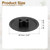 uxcell 200Pcs Screw Cap Covers, 17 x 4mm Plastic, Black, Decorative, Easy to Use, Home & Shop Decoration, Furniture