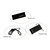 EYE ZOOM 3 Pack Extra Wide Rectangular Metal Reading Glasses for Men and Women (Silver, +1.25)
