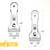 Bates- Metal Razor Blade Scraper Tool, 2 Pack, Carbon Steel Blades, Stainless Steel Body, Heavy-Duty Cleaning Razor Scraper Tool