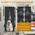 DZGKGM RV Insulated Door Cover - RV Door Insulation Curtain for Winter, Magnetic RV Thermal Insulated Door Blanket for Inside Camper, Trailer, Keeps Heat in & Cold Out, Block Light