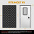 DZGKGM RV Insulated Door Cover - RV Door Insulation Curtain for Winter, Magnetic RV Thermal Insulated Door Blanket for Inside Camper, Trailer, Keeps Heat in & Cold Out, Block Light