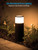 LEONLITE Low Voltage Path Lighting, 5W LED Landscape Bollard Pathway Light, Landscape Lights Outdoor for Yard, 3000K Warm White, Die-Cast Aluminum IP65 Waterproof, Pack of 4