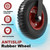 Soiiw Gate Wheel 8 Inch for Farm Gate Metal Swing Gate Suits 1-3/8" Thru 2" Gate Frames to Prevent Dragging for Chain Link Fence Sliding Gate Casters 330lb Capacity