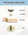 Undermount Sink Clips 10 Pack: Premium Sink Brackets & Sink Mounting Kit, Sink Installation Hardware Clips for Kitchen, Bathroom, Countertop Vanity Sink Supports