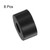 HARFINGTON 8pcs Rubber Spacer 1 Inch OD 0.4 Inch ID 0.6 Inch Thick Neoprene Round Anti Vibration Isolation Pads Isolator Rubber Washers Bushings for Home Cars Boat Accessories, Black