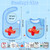 BWkoss 10Pcs Waterproof Baby Bibs Unisex Newborn Babies Food Bibs Baby Keepsake Birthday Gift for Drooling Feeding Eating Teething, 6-12 Months