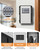 BKNOOU Large Key Lock Box for Outside Wall Mount Lockbox for keys Outdoor, Waterproof 4-Digit Combination Resettable Large Lock Box for Keys with Code for Realtor House Home Office Warehouse