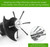 OXT Steel Wire Grass Trimmer Head, 2026 New String Trimmer Replacement Head, 6 Inch Steel Wire Weed Trimmer Head, Weed Eater Blade Remover Tool for Lawn Mower Tray