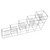 Rattleware 5 Slot Stainless Steel Syrup Bottle Rack Heavy-Duty Organizer for Coffee Bars Baristas Kitchen Storage Shelf Dispenser Holder Countertop Rack for Syrup Bottles Condiments