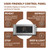 BBday Touch Screen Toaster with Defrost & Removable Tray, 2 Slice Slim Toaster with Long Slot for White Bread, 6 Browning Levels, 1200W Compact Stainless Steel