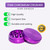 Grinder 2.2 inch Compact Spice Grinder (Purple Color)