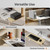 PEGZONE Desk Extender Tray, 28" x 12" Clamp On Desk Shelf, Desk Extension with Laptop Holder, Table Desk Arm Rest, Clamp On Keyboard Tray for Office and Home, Workstation Organizer, Large, Wood