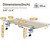 PEGZONE Desk Extender Tray, 28" x 12" Clamp On Desk Shelf, Desk Extension with Laptop Holder, Table Desk Arm Rest, Clamp On Keyboard Tray for Office and Home, Workstation Organizer, Large, Wood
