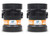 2 x Combo Pack RV Sewer Hose Fitting Adapter - PVC Connection & Termination Adapter - 3" Hub x Bayonet Hooks
