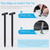 Upgraded Nylon Universal Cable Tie Buckles - Nylon Zip Ties Holders Kit, Automotive Zipper Clips Self-Locking T Rivet Zipties for Car Fender Trunk Bumper Repair, Home & Garage(100Pcs)