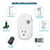 Briidea Power Failure Alarm with LED Indicator & 80dB Siren, Powered by Rechargeable Battery (Included), Perfect for Monitoring Refrigerators, Freezers, Sump Pumps, Aquariums