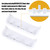 Sikawai W10714516 W10861225 Dryer Door Handle Replacement Part Fit for Whirl-Pool Am-ana Cro-sley Dryer Replaces AP5999398 PS11731583 W10861225VP 2 Pack
