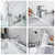 Bathtub Faucet Shower Head Sink with 79" Hose, Tub Faucet Sink Hose Sprayer Attachment Set (8 Adapters) for Bathroom Garden, ON/OFF 6 Modes High Pressure Handheld Shower Extension Kit, Removable