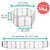 Toddleroo by North States - Superyard Duo Extra Wide Baby Gate & Play Yard: 6 Panel Baby Playpen - Included Wall Mount Kit - Made in USA - 38.5 to 201 Inches Wide - 26 Inches Tall - Light Gray
