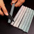 LWCUSNJ 9pcs Half Round Green Carbon Sharpening Stone 120#-1200# Honing Sticks Set, Green Silicon Carbide Whetstone Kit for Moldel, Metal & Cutting Tools (Half Round 150mm*12mm)
