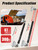 Vepagoo 2 Pack Soft Close Gas Struts 15 Inch - 67Lb/300N Heavy Lid Lift Support for Toolbox Toy Box, Cabinet & Boat Hatch to Slow Down and Slow Close,with Mounting Brackets, (Fit 34lb-80lb Lid)