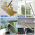 Shower Squeegee with Long Handle,Window Squeegee with Extension Pole Squeegee for Shower Glass Floor Squeegee, Telescoping Shower Squeegee for Glass Door, Tile Wall, Car,Floor