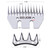GDJOB 13 Teeth Straight Replacement Blades for Sheep Shears, Professional Stainless Steel Sheep Shears Blades for Dogs Sheep Alpacas Goats