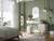Brauthon Frameless Bathroom Mirror, 24" x 36" Arched Vanity Mirror for wall Beveled, Arch Wall Mounted Bathroom Mirrors for Over Sink, Hallway, Living Room, Bedroom