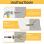 Vintrex 160Pcs Self Drilling Drywall Anchors and Screws Kit, 4Size Steel Wall Anchors and Screws for Heavy Duty, No Drill or Holes in Sheetrock Expansion Anchors