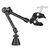 Helping Hands Magnetic Soldering Clamp with 2.16-inch Jaw Opening, Super Clamp with 1/4 and 3/8 Thread, Flexible Articulating Arms with Clamps, Magnetic PCB Clip for Heat Gun Repairing DIY Work