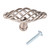 East West Consolidated 899SN-1 Satin Nickel Bird Cage Cabinet Knob 3" 76mm (Pack of 1)