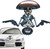 Rneswi Cowboy Skull Gunslinger Car Truck Metal Skull Hood Ornament
