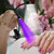 LXRFLBCJ UV Nail Lamp Dual Head for Gel Polish, Flash Cure UV Lamp, Gooseneck Clip LED Light for Professional Nail Tech, Salon and Home DIY, Black