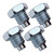 DUSCOKE Car Floor Jack Handle Bolts, 3 Ton 4 Ton Horizontal Floor Jacks Pressure Rod Fixed Screw Replacement for Hydraulic Top Handle, Horizontal Car Floor Jacks Tiny Spare Parts (4PCS)