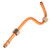 SOLUSTRE Air Compressor Exhaust Tube Replacement, Aluminum High Pressure Pump Head Connecting Pipes Air Compressor Accessory