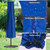 OKPOW Umbrella Cover 420D Oxford Fabric Patio Umbrella Covers Waterproof with Zip, for 9ft to 12ft Garden Outdoor Umbrella (Blue)