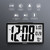 SHARP Alarm Clock with Easy to Read 2.8'' Jumbo Screen with Indoor Temperature, Nightlight, Calendar, Battery Operated Digital Clock for Bedrooms or Travel, Black (SPC5026AMZ)