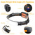 LED Headlamp Rechargeable, Super Bright 1500 Lumens 230° Wide Beam Headlamp, 3 Modes IPX6 Waterproof Lightweight Head Light with Taillight & Clips for Camping, Running,Fishing, Outdoors, Hard Hat Work