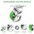 Humagineer 4 Inch Heavy Duty Industrial Grade Caster Set of 4, Industrial Swivel Casters with Brake, Maintenance-Free Aluminum Core PU Wheels 3600 LBS, Durable Casters Wheels for Industrial, Equipment