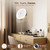 Lighted Makeup Mirror, 5000 mAh Rechargeable Double Sided Magnifying Vanity Mirror with 3 Colors, 1x/20x, 360° Rotation , Brightness Adjustable lighted mirror with magnification, Antique Bronze