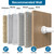 AIZESI Tension Rod 18-36 inch，1Pcs White Adjustable Tension Curtain Rod No Drilling Small Tension Rod Spring Tension Curtain Rod Expandable Curtain Rod