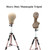 GEXWORLDWIDE GEX 63" Heavy Duty Mannequin Tripod Stand Wig Stand for Wig Mannequin Head Training Doll Manikin Head for Cosmetology Hairdressing with Travel Bag (Rose Gold)